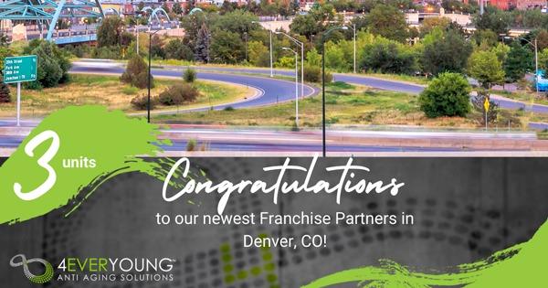 4Ever Young Anti-Aging Solutions Franchise Expands by THREE in Denver, CO!