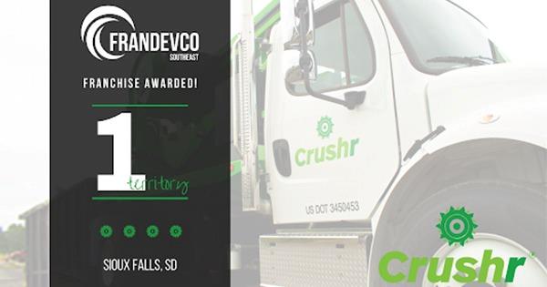 An IFPG Consultant’s Candidate Is Awarded a Crushr Franchise in Sioux Falls, SD!