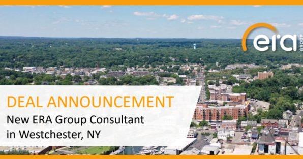 ERA Group deal announcement featuring aerial NY city view, highlighting business consulting and franchise growth opportunity