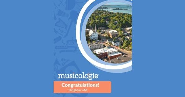 Musicologie franchise announcement in Hingham, MA, highlighting community-focused music lessons and music education