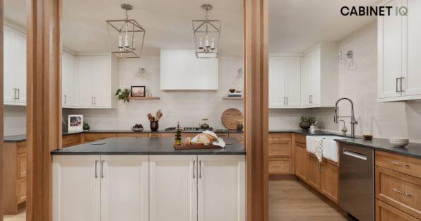 Cabinet IQ franchise kitchen remodel showcasing custom cabinets and countertops, highlighting home renovation services