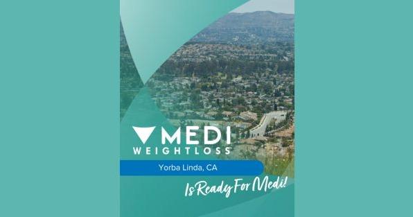 Medi-Weightloss franchise announcement in Yorba Linda, CA, highlighting physician-guided weight loss services