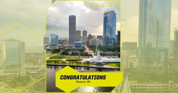 Alloy Personal Training franchise announcement in Mequon, WI, highlighting personal fitness coaching and strength training