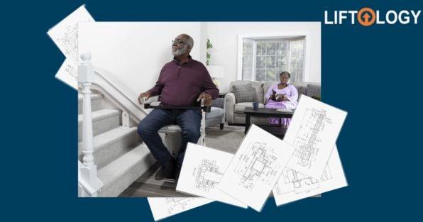 Liftology franchise stairlift helping senior access stairs safely, highlighting home accessibility and aging-in-place solutions
