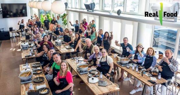 The Real Food Academy franchise cooking class, highlighting hands-on culinary education and healthy food experiences