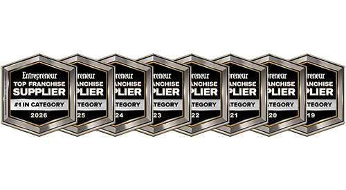 Entrepreneur Top Franchise Supplier Award Badges