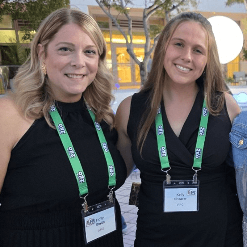 Kelly Shearer & Holly Smith at Franchise Event 