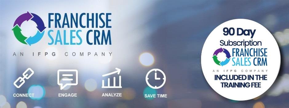 Franchise Sales CRM with 90-day subscription included in IFPG franchise consultant training